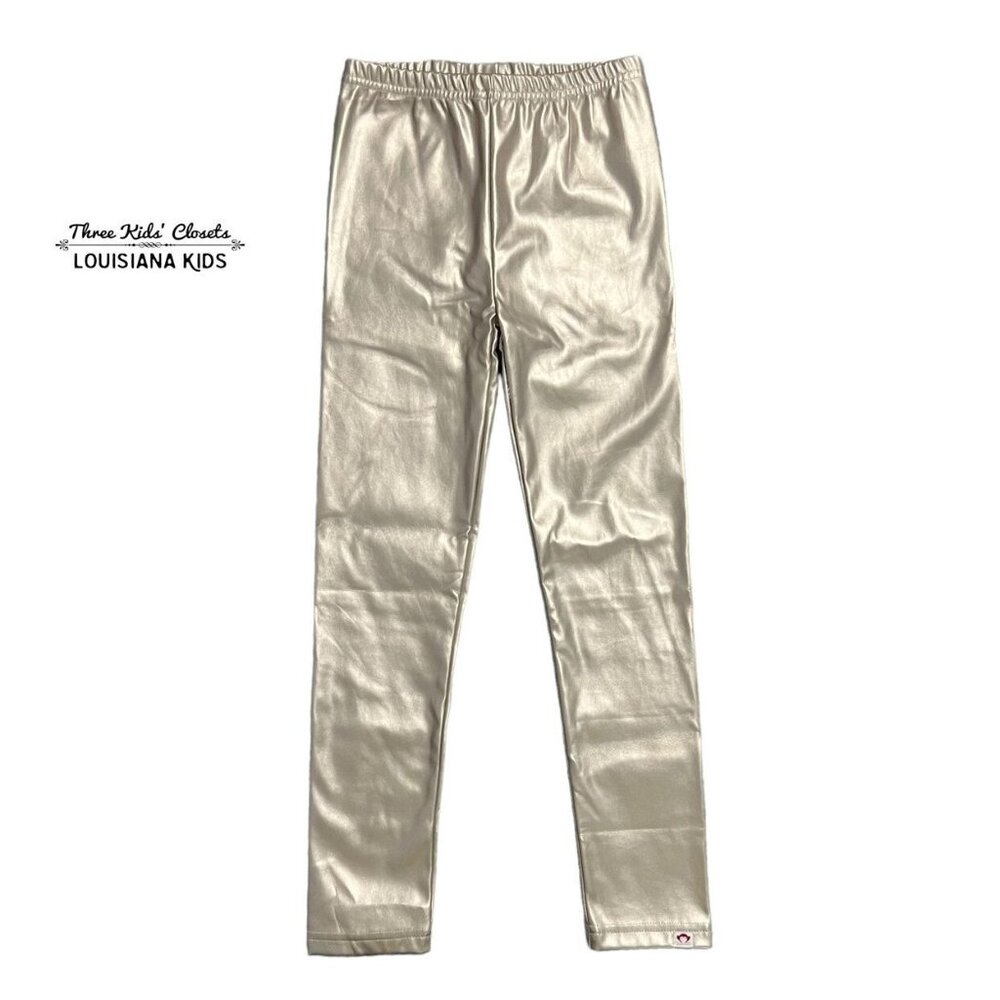 Appaman 7Y Artisan Metallic Gold Leggings